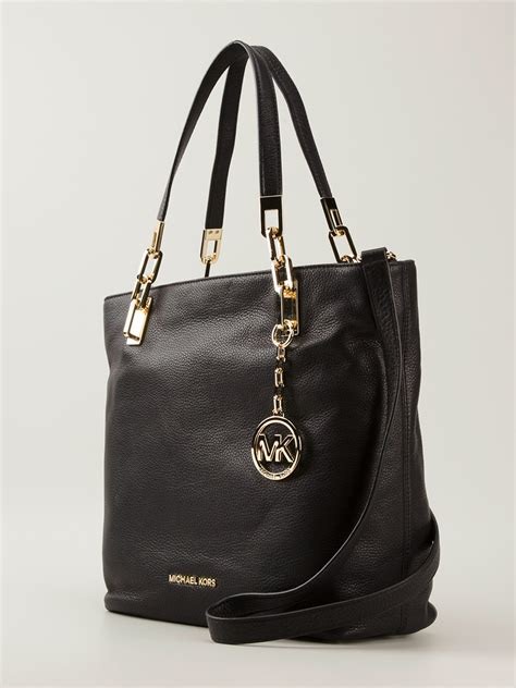 shoulder bag michael kors black purse|michael kors black studded bag.